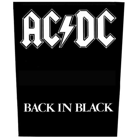 AC/DC Back Patch: Back in Black Achterpatch