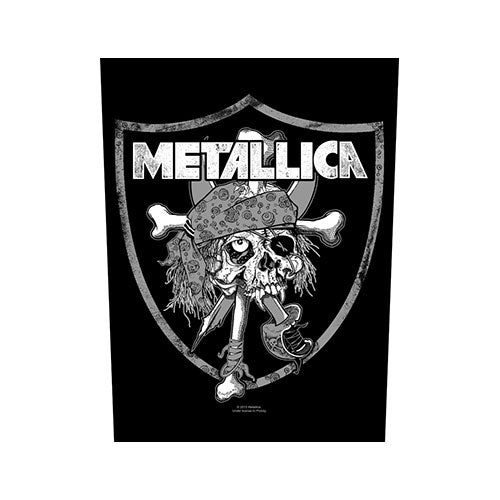 Metallica Back Patch: Raiders Skull Achterpatch