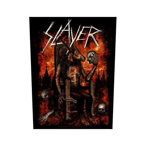 Slayer Back Patch: Devil on Throne Achterpatch