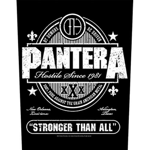 Pantera Back Patch: Stronger Than All Achterpatch