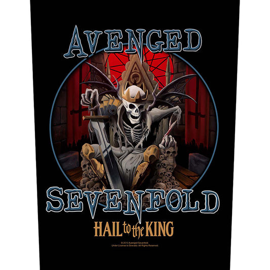 Avenged Sevenfold Back Patch: Hail To The King Achterpatch