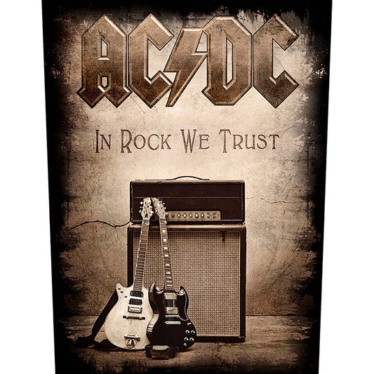 AC/DC Back Patch: In Rock We Trust Achterpatch