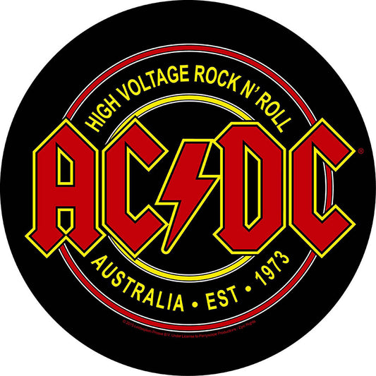 AC/DC Back Patch: High Voltage Rock N Roll Achterpatch