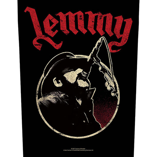 Lemmy Back Patch: Microphone Achterpatch