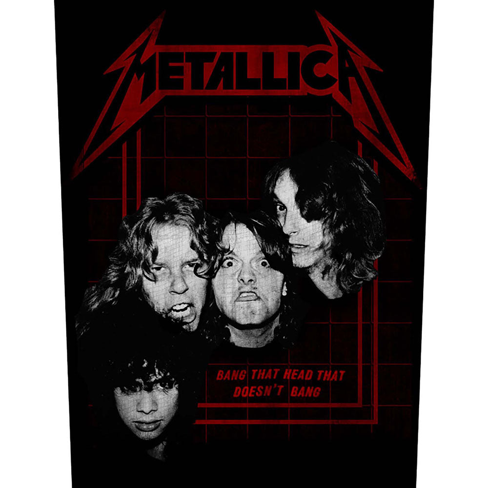 Metallica Back Patch: Bang That Head Achterpatch