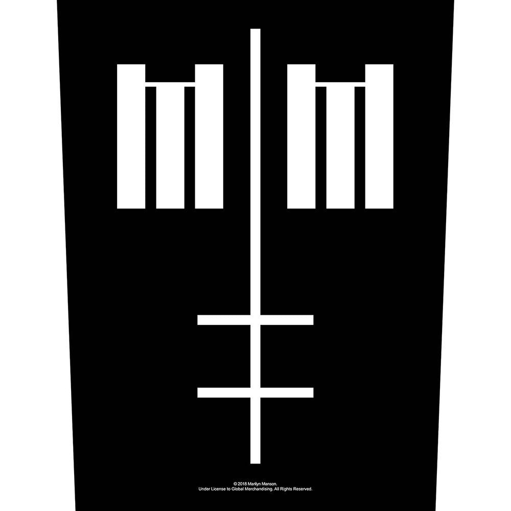 Marilyn Manson Back Patch: Cross Logo Achterpatch