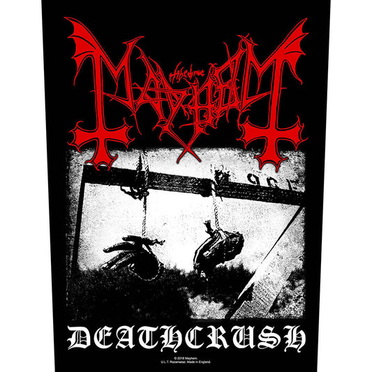 Mayhem Back Patch: Deathcrush Achterpatch