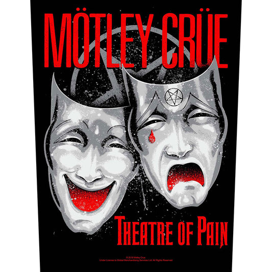 Motley Crue Back Patch: Theatre of Pain Achterpatch
