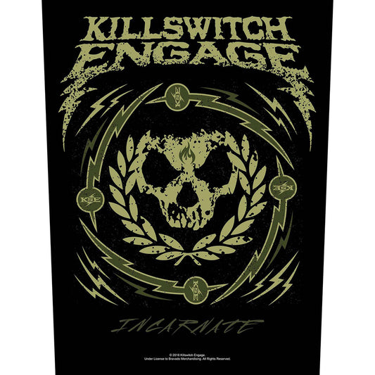 Killswitch Engage Back Patch: Skull Wreath Achterpatch