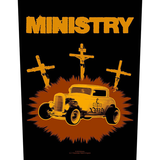 Ministry Back Patch: Jesus Built My Hot-Rod Achterpatch