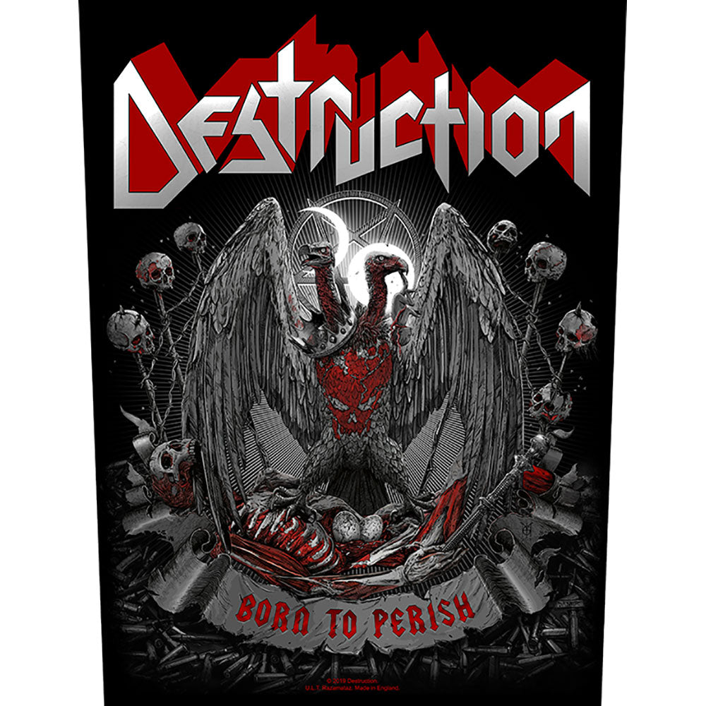 Destruction Back Patch: Born To Perish Achterpatch