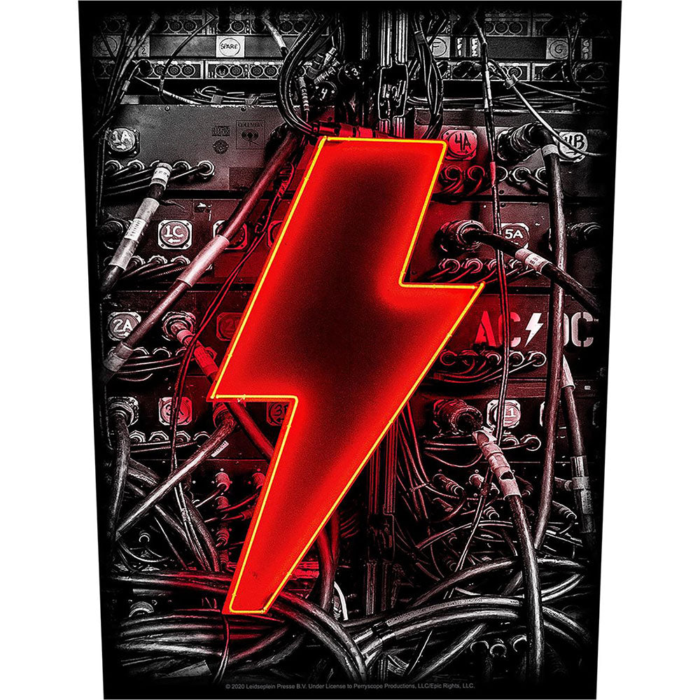 AC/DC Back Patch: PWR-UP Bolt Achterpatch