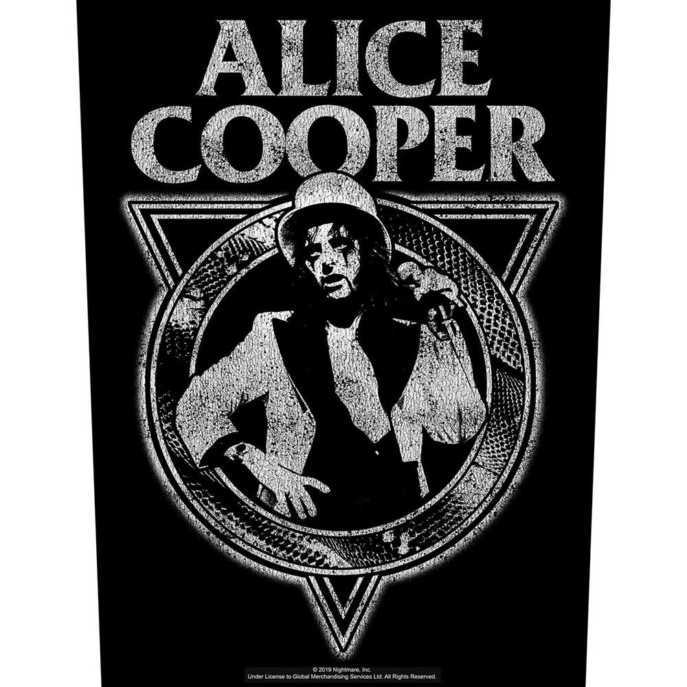 Alice Cooper Back Patch: Snakeskin Achterpatch