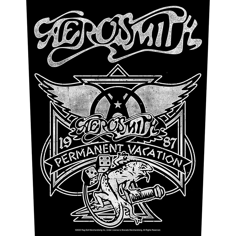 Aerosmith Back Patch: Permanent Vacation Achterpatch