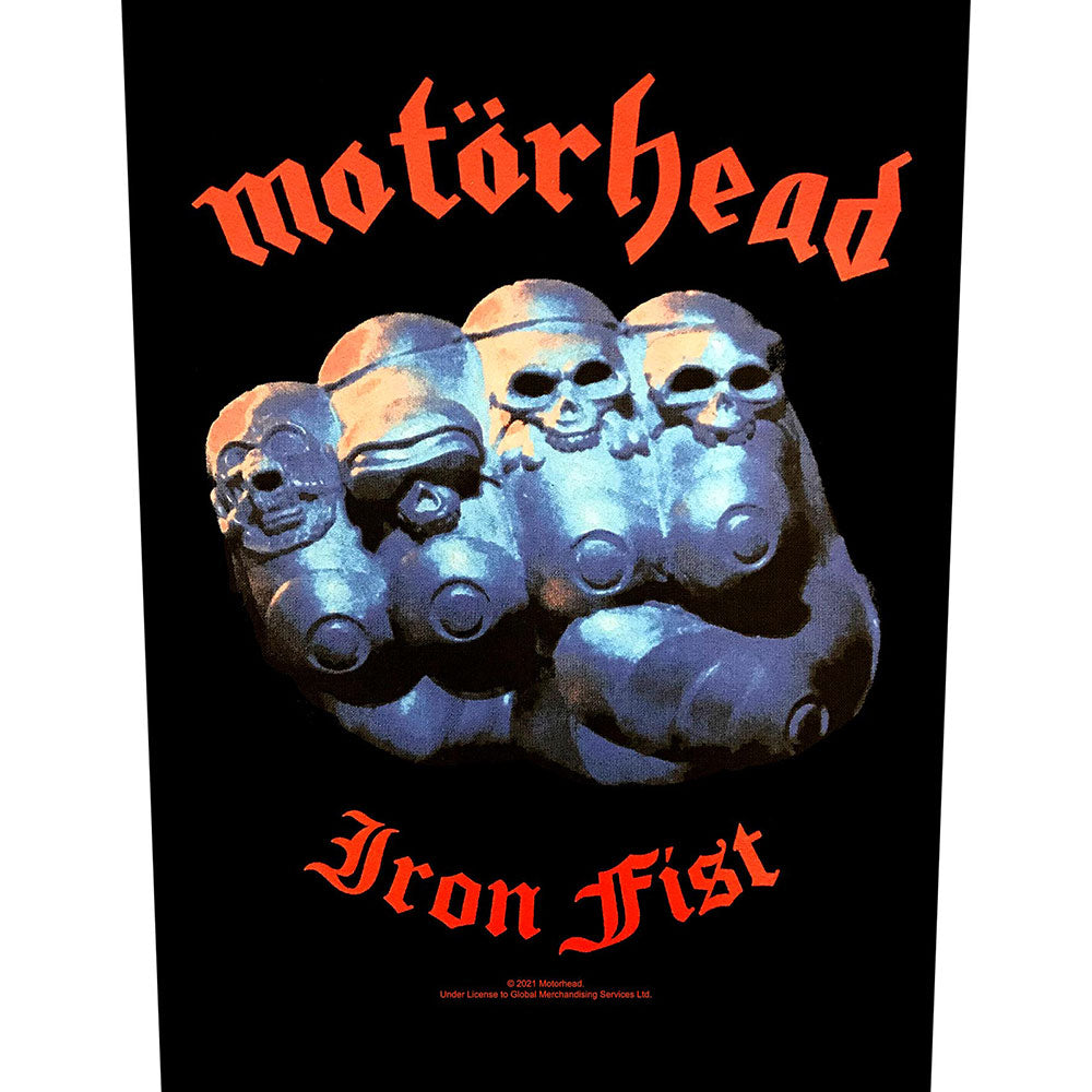 Motorhead Back Patch: Iron Fist 2017 Achterpatch