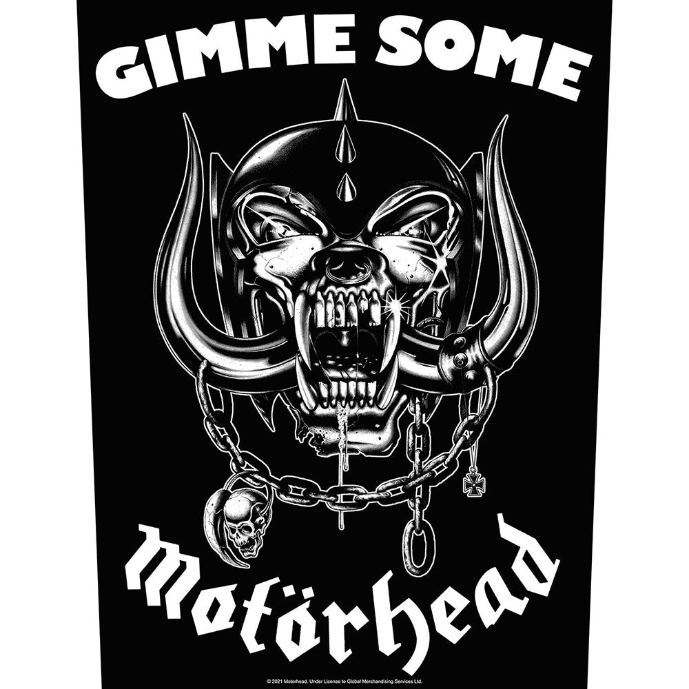 Motorhead Back Patch: Gimme Some Achterpatch