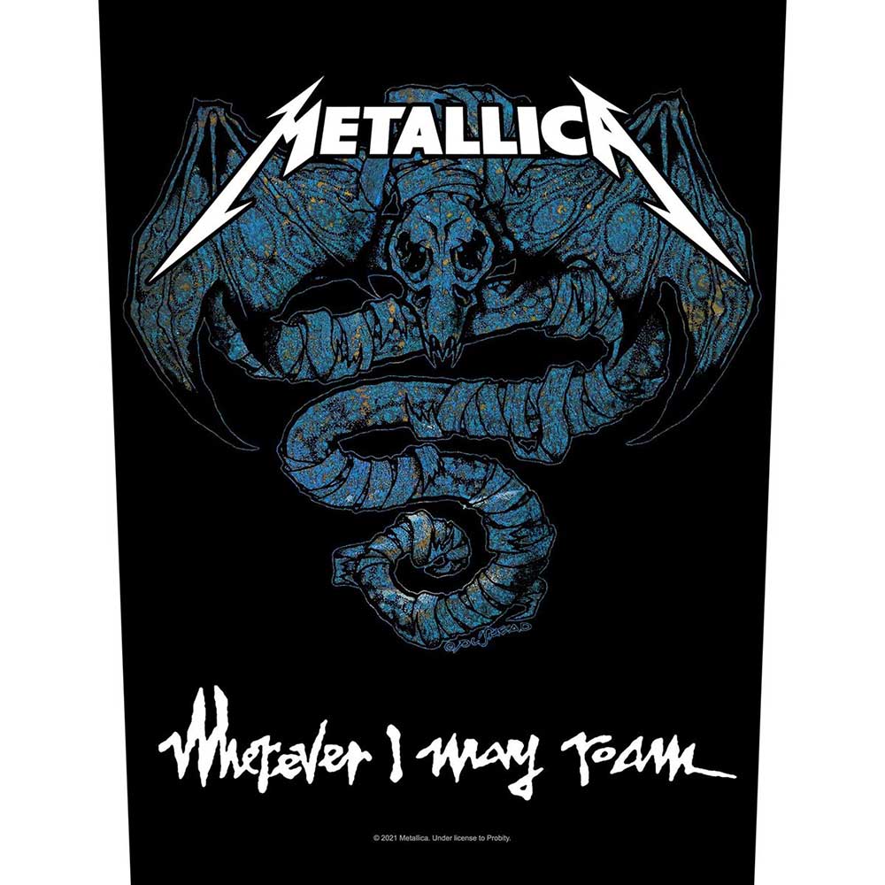 Metallica Back Patch: Wherever I May Roam Achterpatch
