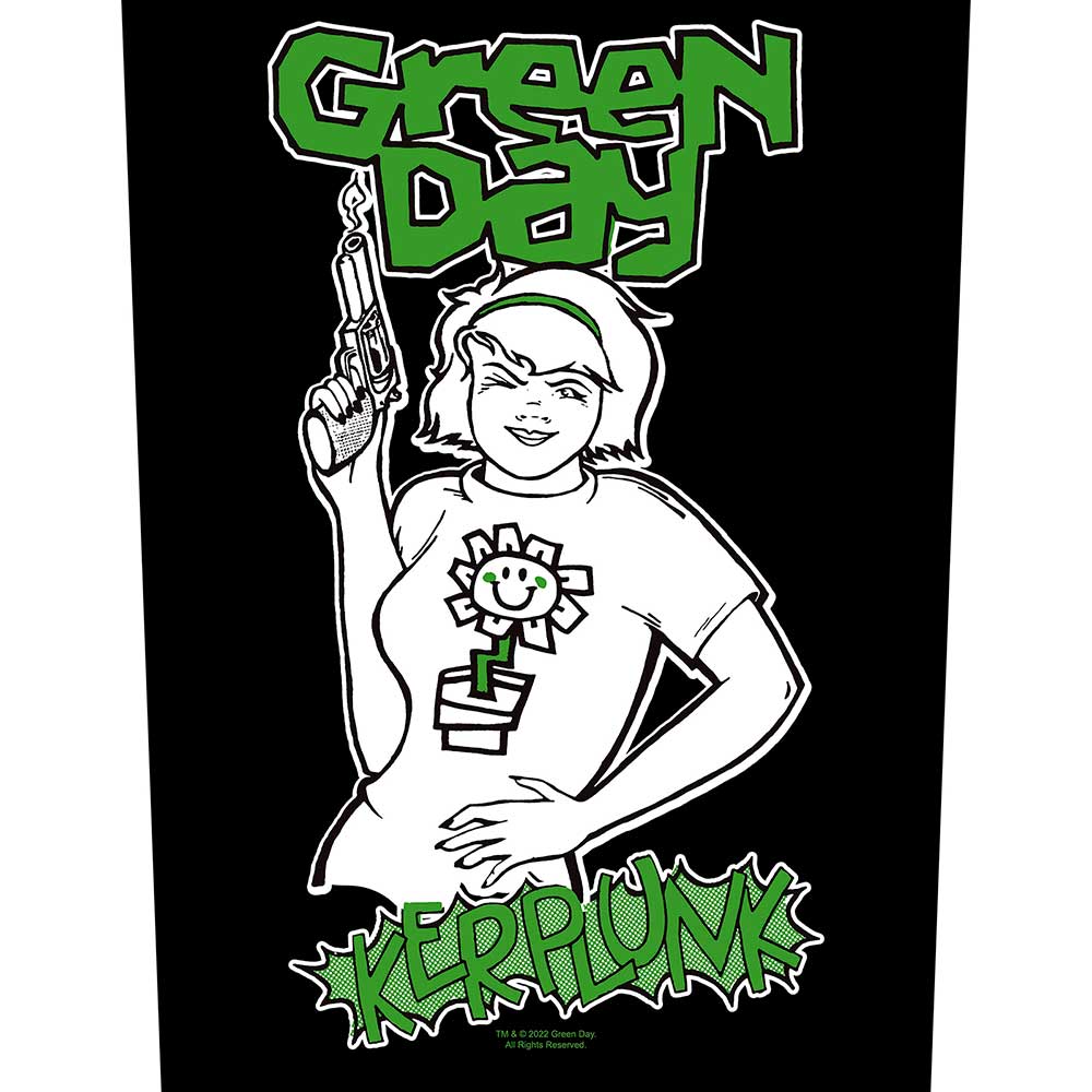 Green Day Back Patch: Kerplunk Achterpatch