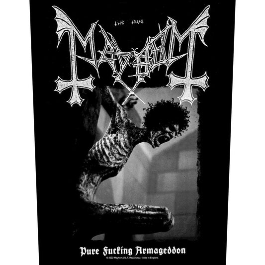Mayhem Back Patch: Pure Fucking Armageddon Achterpatch