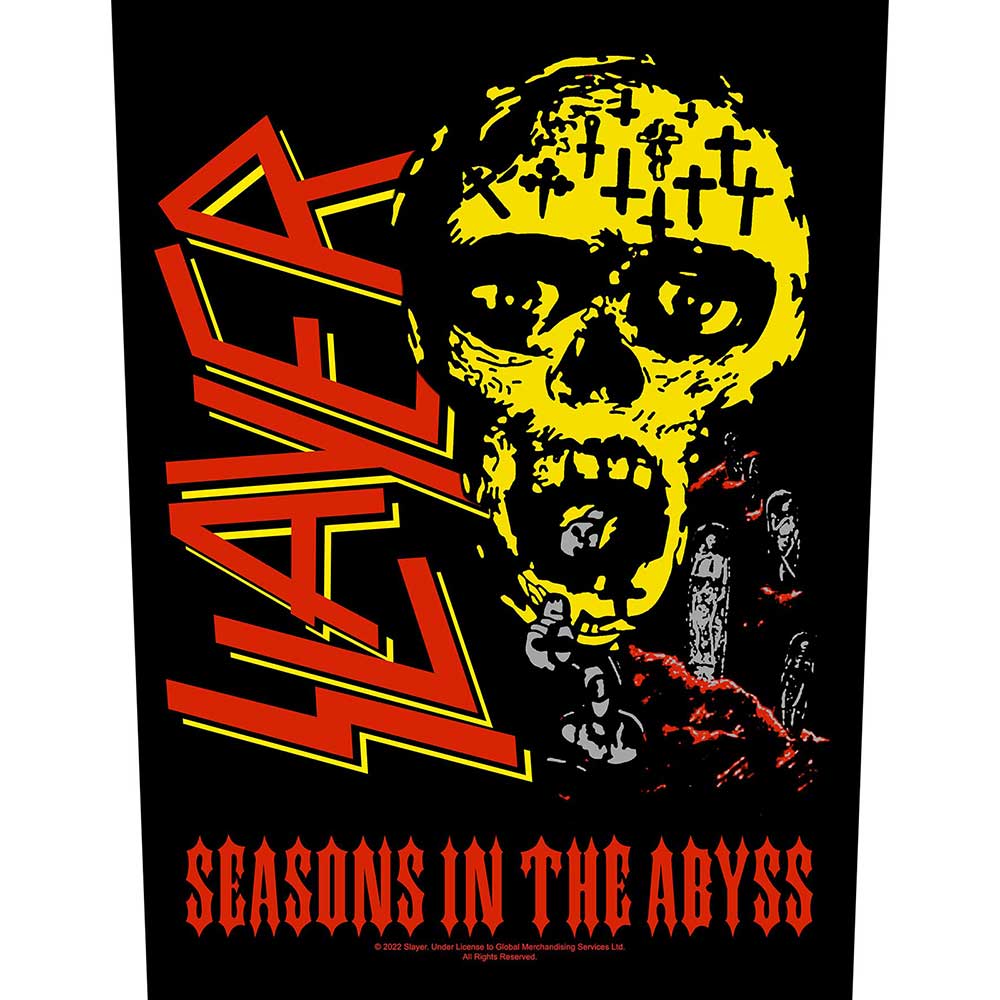 Slayer Back Patch: Seasons In The Abyss Achterpatch