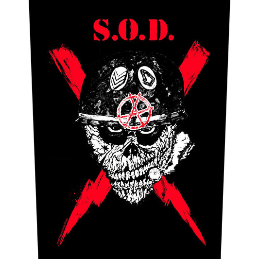 Een foto van een Back Patch van Stormtroopers of Death.