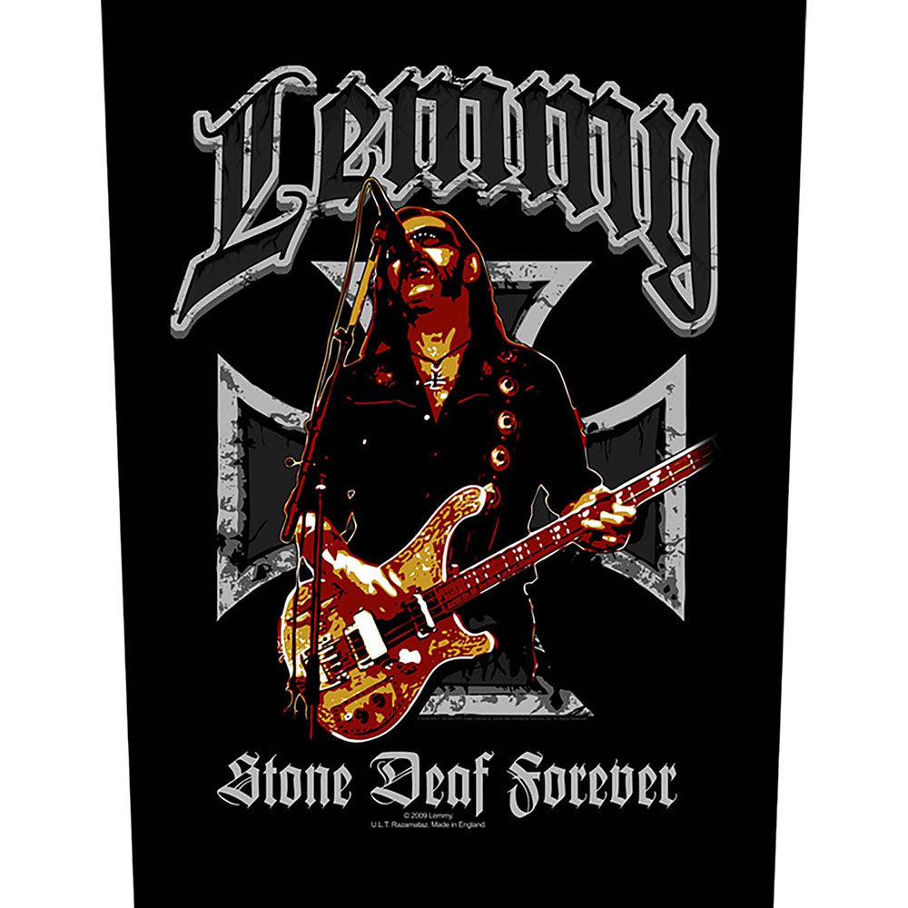 Lemmy Back Patch: Stone Deaf Achterpatch