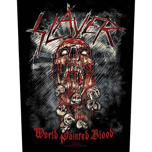 Slayer Back Patch: World Painted Blood Achterpatch