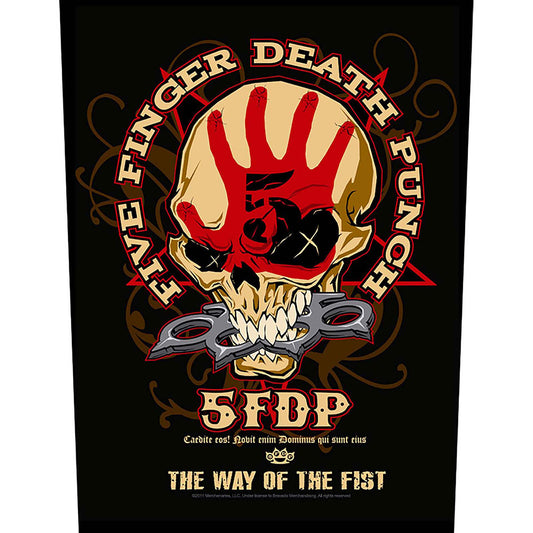 Five Finger Death Punch Back Patch: Way Of The Fist Achterpatch