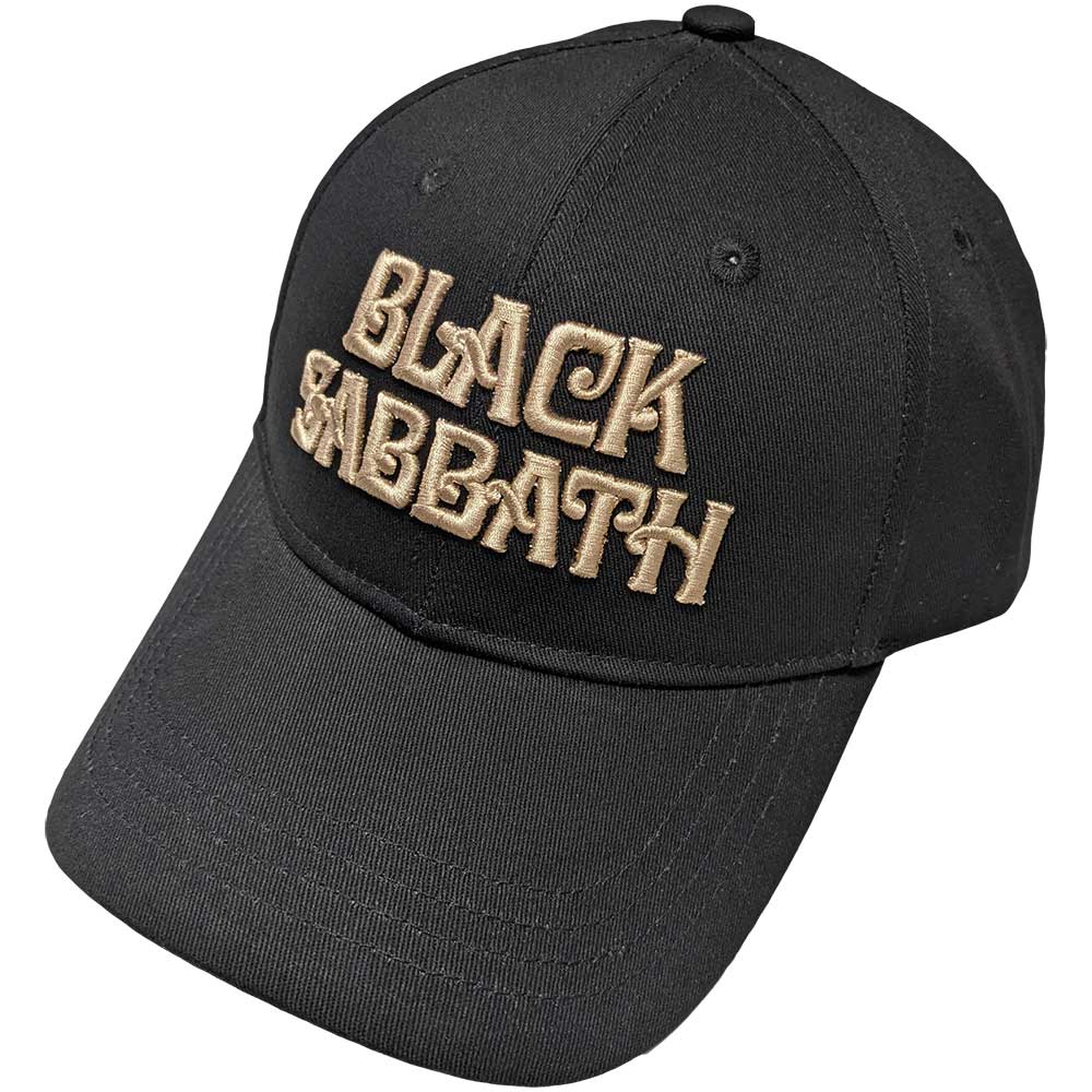 Black Sabbath Unisex Baseball Cap: Text Logo Baseballpet