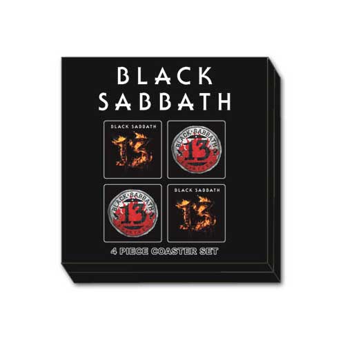 Black Sabbath Coaster Set: 13 Onderzetterset