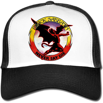 Black Sabbath Unisex Mesh Back Cap: Never Say Die Mesh Back Cap