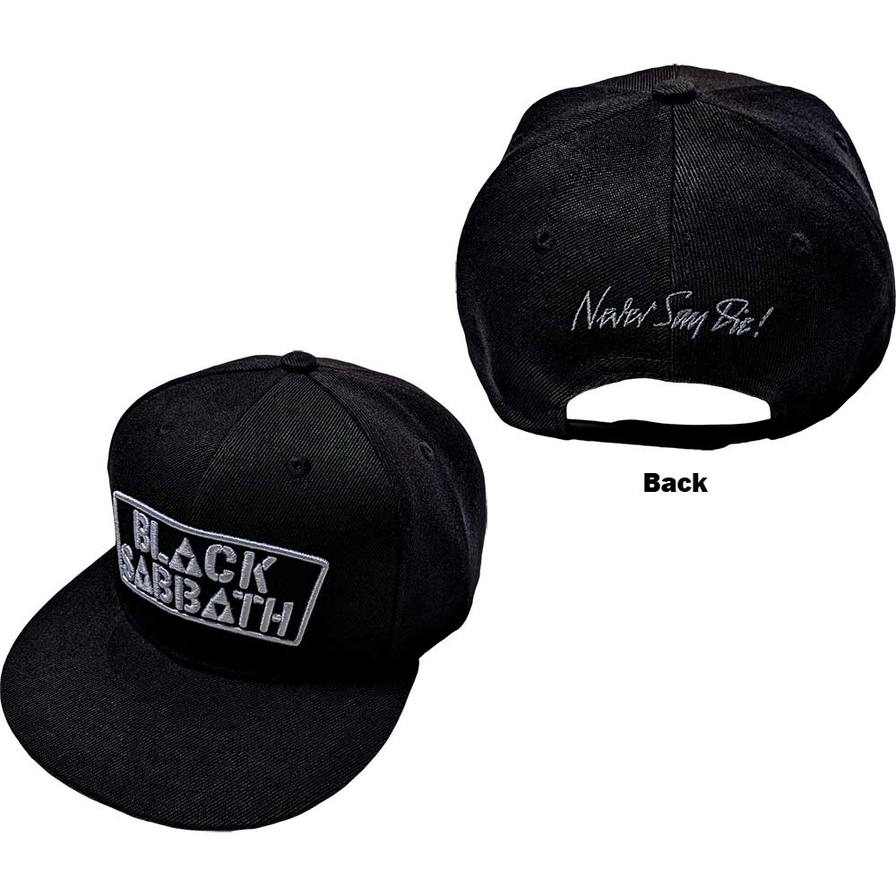 Black Sabbath Unisex Snapback Cap: Never Say Die Snapback-pet