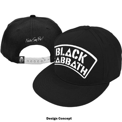 Black Sabbath Unisex Snapback Cap: Never Say Die Snapback-pet