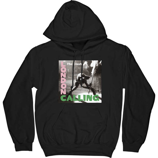 The Clash Unisex Pullover Hoodie: London Calling Trui met capuchon