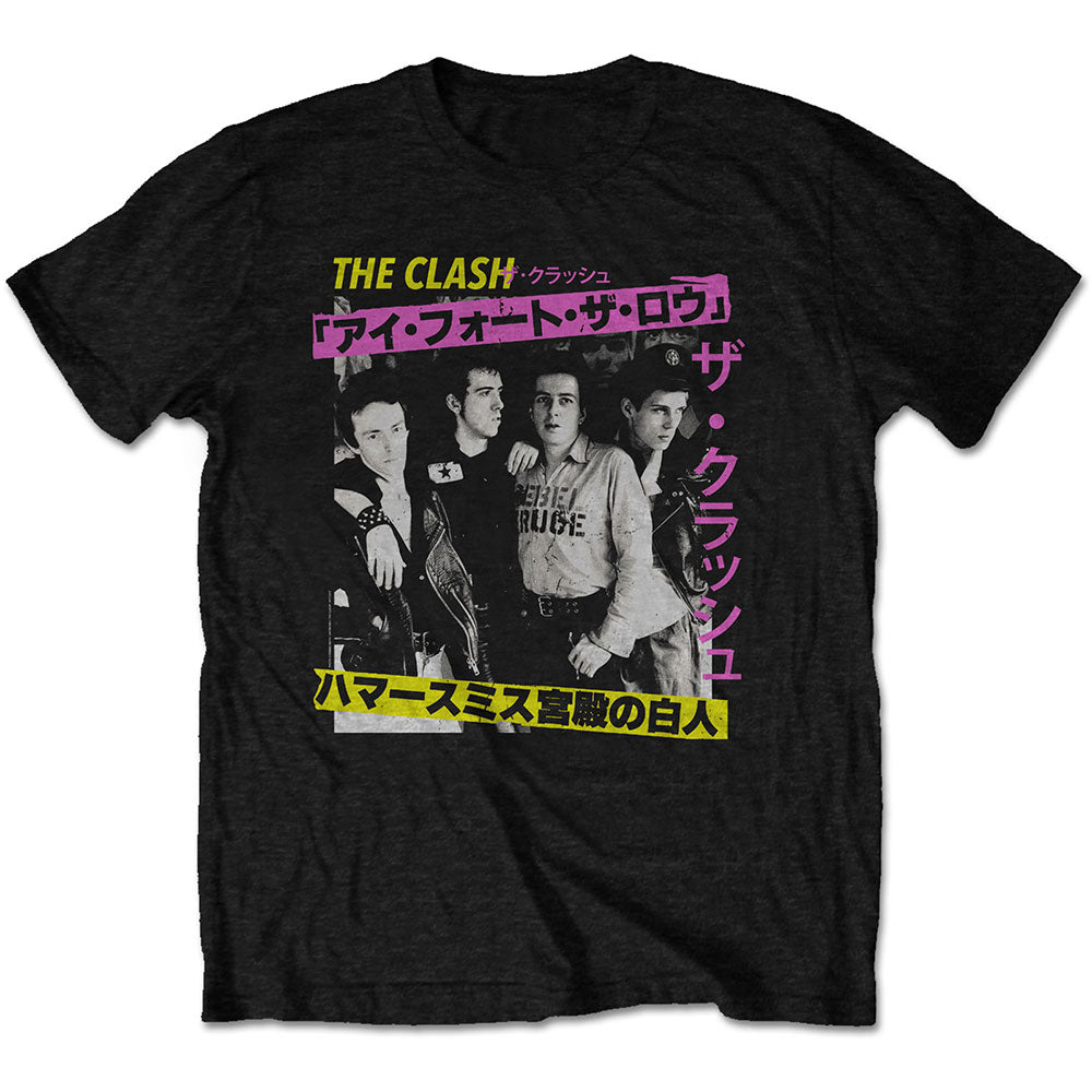 The Clash Unisex T-Shirt: London Calling Japan Photo T-Shirt