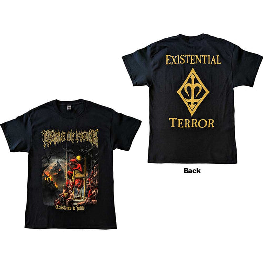 Cradle Of Filth Unisex T-Shirt: Existence is Futile (Back Print) T-Shirt