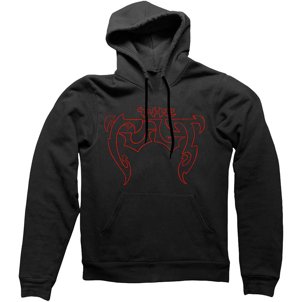 The Cult Unisex Pullover Hoodie: Outline Logo Trui met capuchon