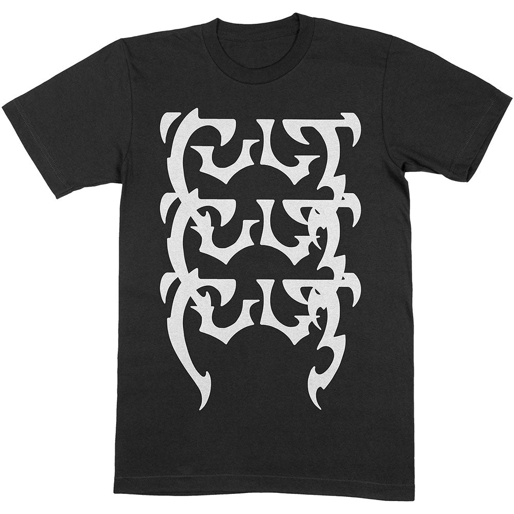 The Cult Unisex T-Shirt: Repeating Logo T-Shirt