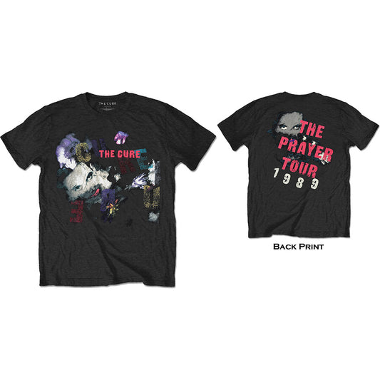 The Cure Unisex T-Shirt: The Prayer Tour 1989 (Back Print) T-Shirt