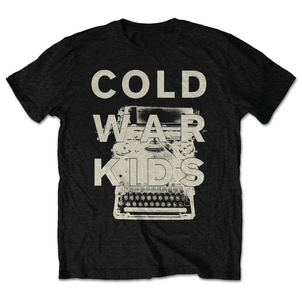 Cold War Kids Unisex T-Shirt: Typewriter (Retail Pack) T-Shirt