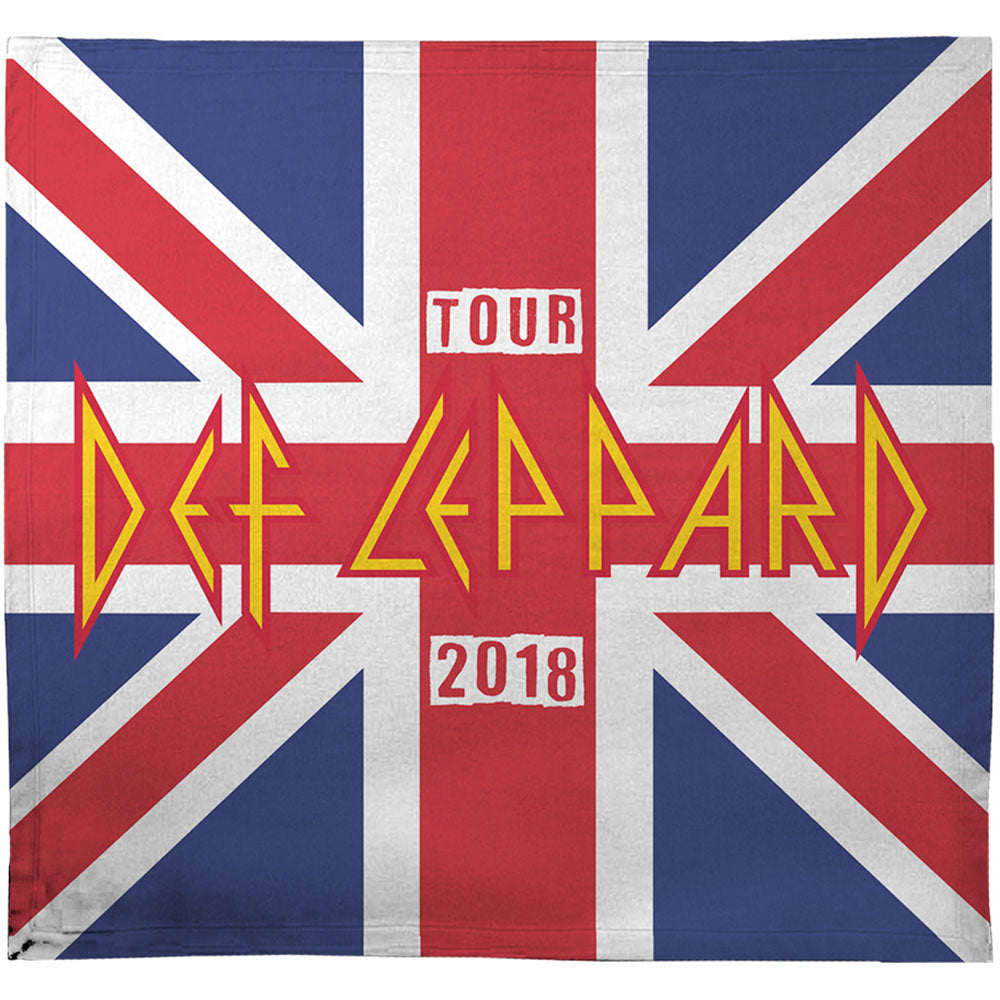 Def Leppard Blanket: 2018 Tour Union Jack (Ex-Tour) Blanket