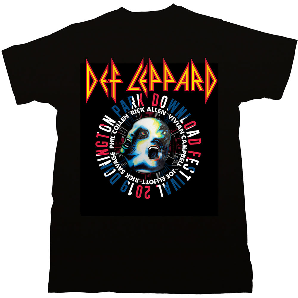 Def Leppard Unisex T-Shirt: Download Fest 2019 (Limited Edition) T-Shirt