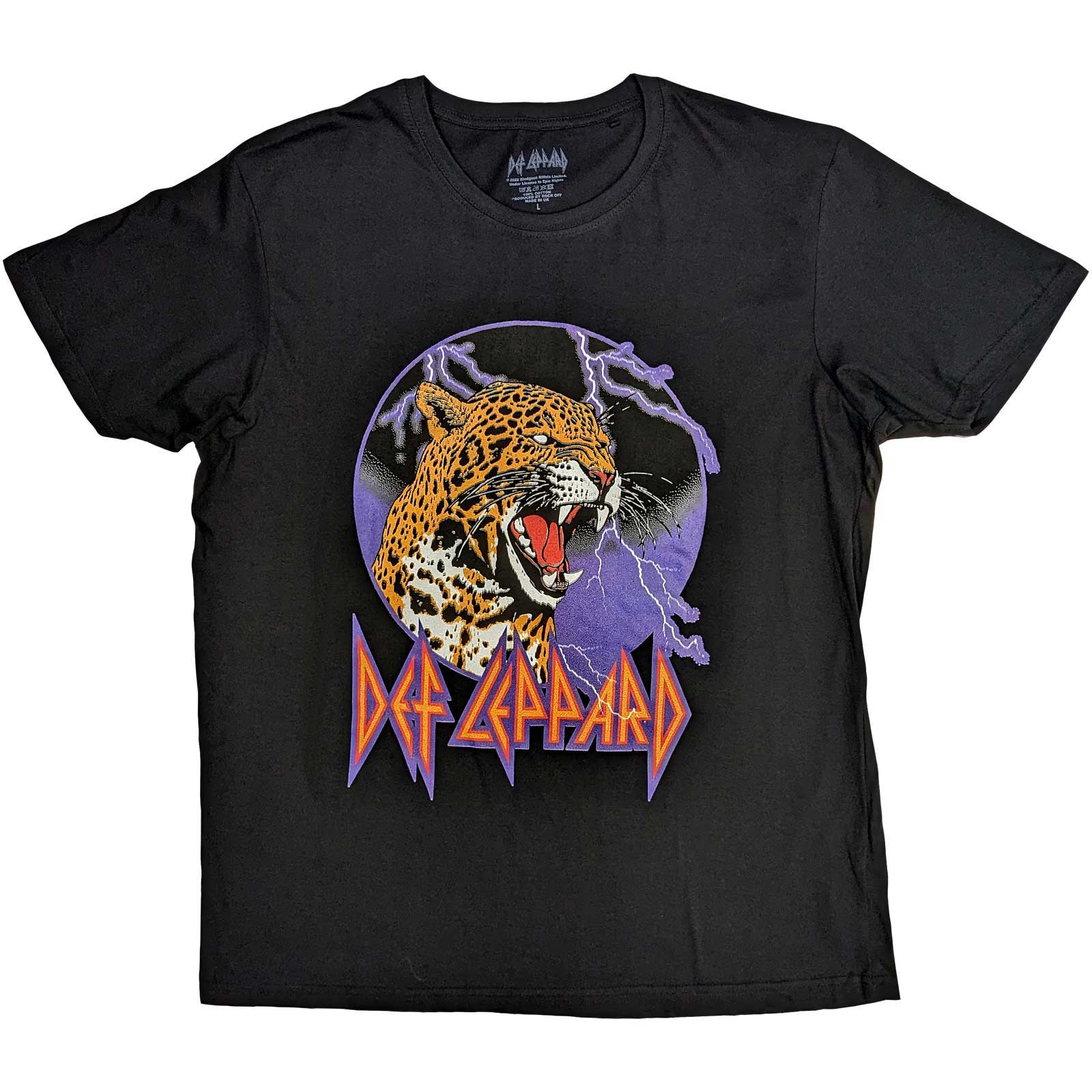 Een foto van een T-Shirt van Def Leppard.