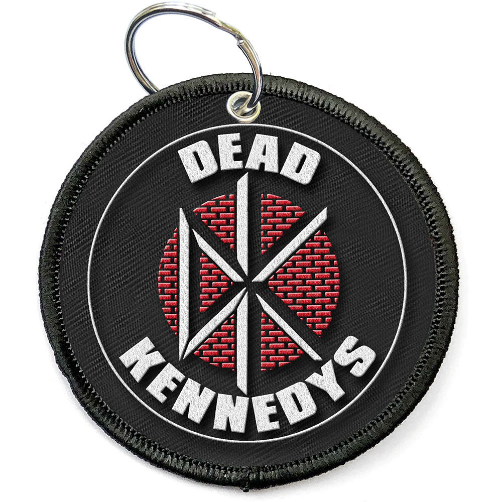 Dead Kennedys Keychain: Circle Logo (Double Sided Patch) Sleutelhanger