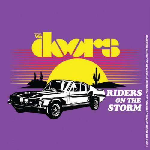 The Doors Single Cork Coaster: Riders Onderzetter