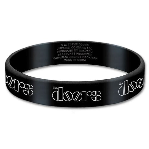 The Doors Gummy Wristband: Logo Polsband