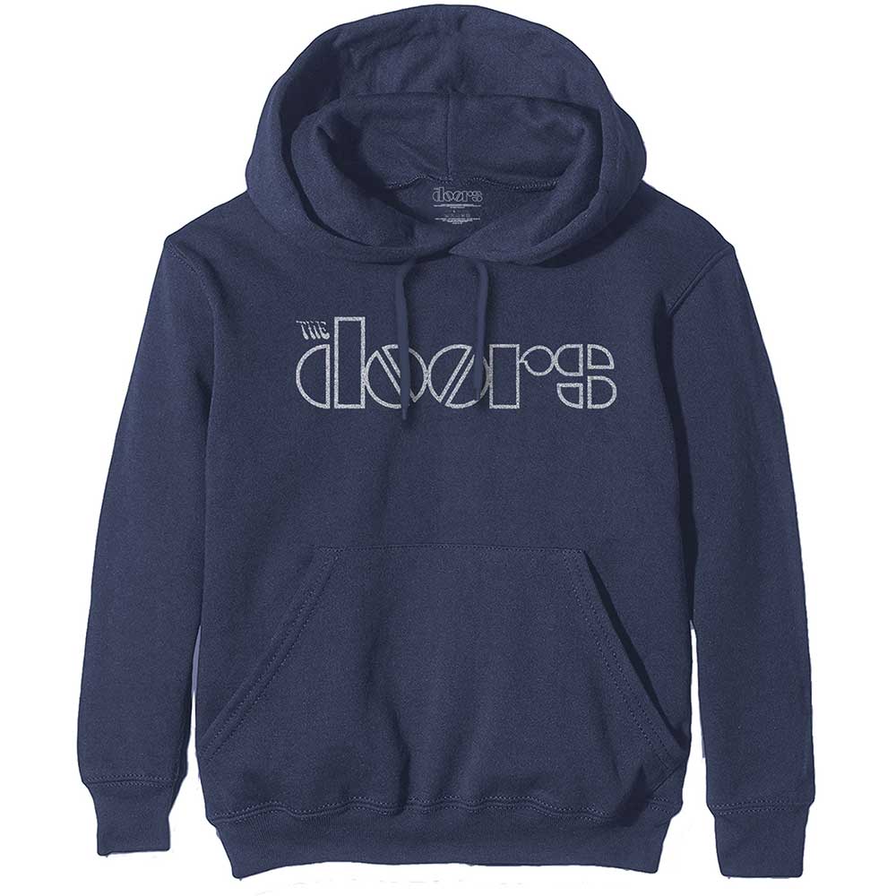 The Doors Unisex Pullover Hoodie: Logo Trui met capuchon