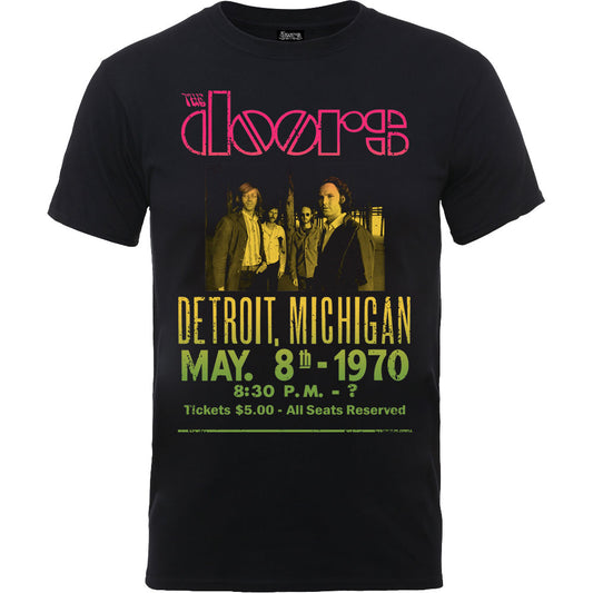 The Doors Unisex T-Shirt: Gradient Show Poster T-Shirt