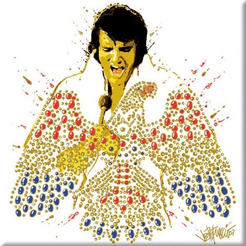 Elvis Presley Fridge Magnet: American Eagle Koelkastmagneet