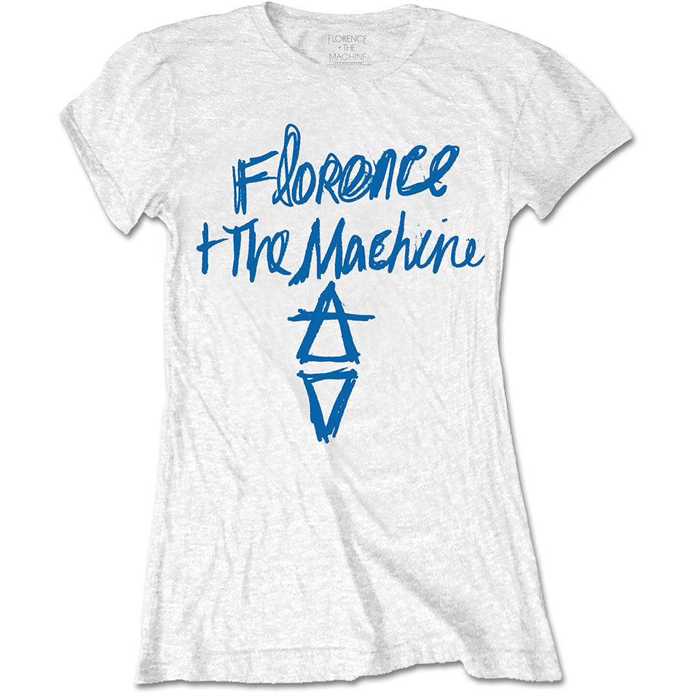 Florence & The Machine Ladies T-Shirt: Hand Drawn Logo T-Shirt